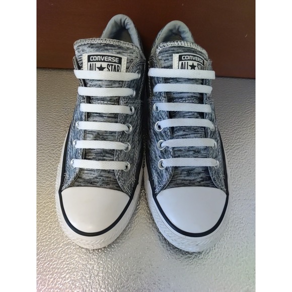 Converse All‎ Star Heather Grey Taylor Low Top Sneakers Size 8 - Picture 2 of 6